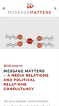 Mobile Screenshot of messagematters.co.uk